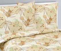 Povlečení flanelové Hnědá 12/326 140x200, 70x90 cm