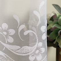 Oblouková záclona Tereza 160x300 cm bez řasící pásky