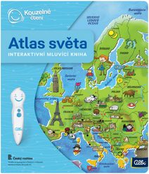 ALBI Kouzelné čtení Kniha interaktivní Atlas světa