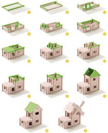 Radnice 33W14 dřevěná stavebnice