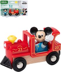 Set vláček lokomotiva + postavička Myšák Mickey Mouse