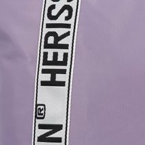 Velká dámská nylonová shopper kabelka přes rameno světlá fialová