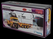 Stavebnice Monti System MS 58.3 Helitransport MI-2 Mercedes Actros L 1:48 v krabici 31,5x21x8cm