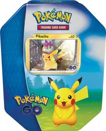 ADC Hra TCG Pokémon GO Tin set 4x booster s doplňky v kovovém boxu 3 druhy