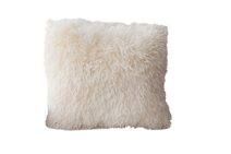 Povlak s dlouhým vlasem béžový 40x40 cm