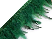 Prýmek - kohoutí peří šíře 10-12 cm METRÁŽ