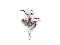 Brož s broušenými kamínky baletka