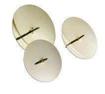 Misky s bodci 5,3 cm (4 ks) zlaté