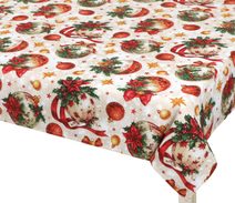 Ubrus VÁNOCE Červená,Zlatá 4300/132