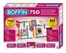 Stavebnice Boffin 500 elektronická 500 projektů na baterie 75ks v krabici 50x39x5cm