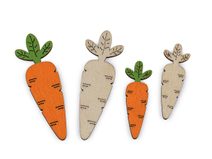 Dřevěná mrkev k aranžování