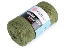 Pletací příze Macrame Cotton lurex 250 g