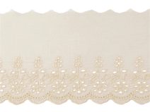 Bavlněná madeira - štykování šíře 13 cm metráž