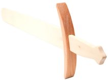 BINO DŘEVO Baby motorický labyrint velký provlékačka s korálky s aktivitami