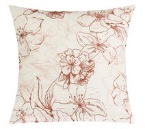 Povláček bavlněný Vínová,Bílá 90/184 40x40 cm