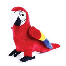 Plyšový papoušek červený Ara Arakanga 24 cm