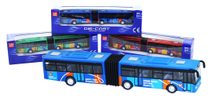 Autobus kovový kloubový 3 druhy