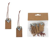 Jmenovka na dárek, 6 ks A0254 - 2,3 x 4,2 x 0,2 cm