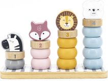 VIGA DŘEVO PolarB Počítání se zvířátky navlékačka