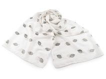 Šátek / šála se zlatým potiskem 70x180 cm