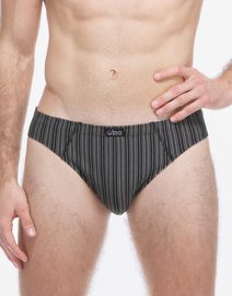 GINA pánské slipy s úzkým bokem, úzký bok, šité 70074P