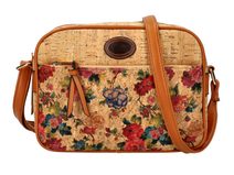 Crossbody dámská kabelka v korkovém designu A2132 typ 1