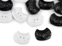 Knoflík kočka designový perleťový velikost 36" 10 ks