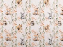 Bavlněná látka / plátno zvířátka METRÁŽ