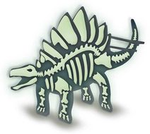 SES CREATIVE DŘEVO Výroba dinosaura 3D model svítí ve tmě fosforeskuje