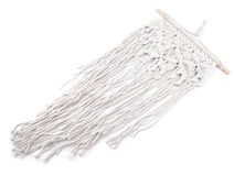 Drhaná dekorace macrame k zavěšení