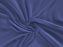 Saténové prostěradlo s gumou 100x200cm tmavě modré