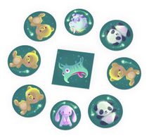 Klíčenka Wednesday hlava přívěsek na klíče s kovovým kroužkem