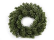 Umělý vánoční věnec zasněžený Ø30 cm