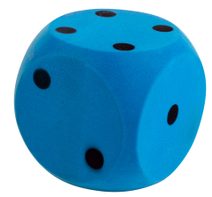 Androni Kostka měkká - velikost 10 cm modrá
