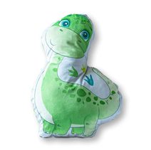 Tvarovaný mikroplyšový polštářek Dino Polyester, 34x24 cm