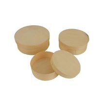 Dřevěný box D7351 - 19.7 × 19.7 × 12.5 cm