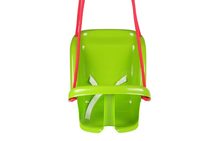 Houpačka dřevo růžová 40x30cm nosnost 80kg v sáčku