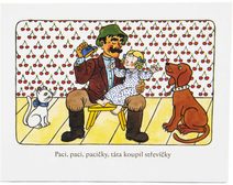 TAF TOYS Baby knížka textilní s aktivitami Kde je Joey? pro miminko