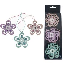 Kytka k zavěšení, 6 ks D6099 - dia 6 x 0,3 cm