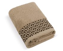 Froté ručník a osuška kolekce Krajka Hnědá K/317