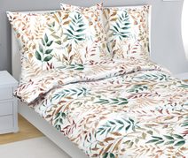 Povlečení bavlněné Béžová,Zelená,Bílá 90/263