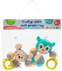 FISHER PRICE Chrastítko baby zvířátko pro miminko 4 druhy plast