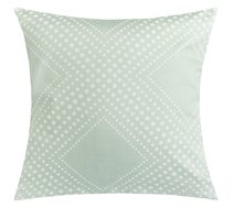 Povláček bavlněný satén Bílá,Mentolová 94/607 40x40 cm