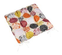 Sedák BERTA prošívaný - 40x40 cm Hnědá,Vínová,Oranžová