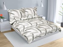 Povlečení bavlna na dvoudeku Šedá,Bílá 90/929