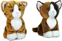 Plyšová kočka ležící 17cm 4druhy