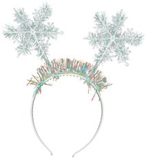 KARNEVAL Šaty zimní víla tutu sukýnka s čelenkou 3-7 let (104-146cm) *KOSTÝM*