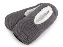 Pánská zimní domácí obuv s protiskluzem