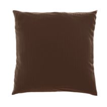 Mušelínový povlak na polštář TMAVĚ HNĚDÝ