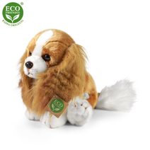 Plyšový pes kavalír King Charles španěl 28 cm